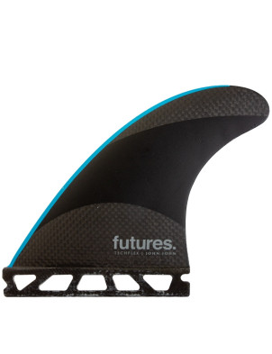 Futures John John Florence Techflex Tri Fins Small - Blue Tip