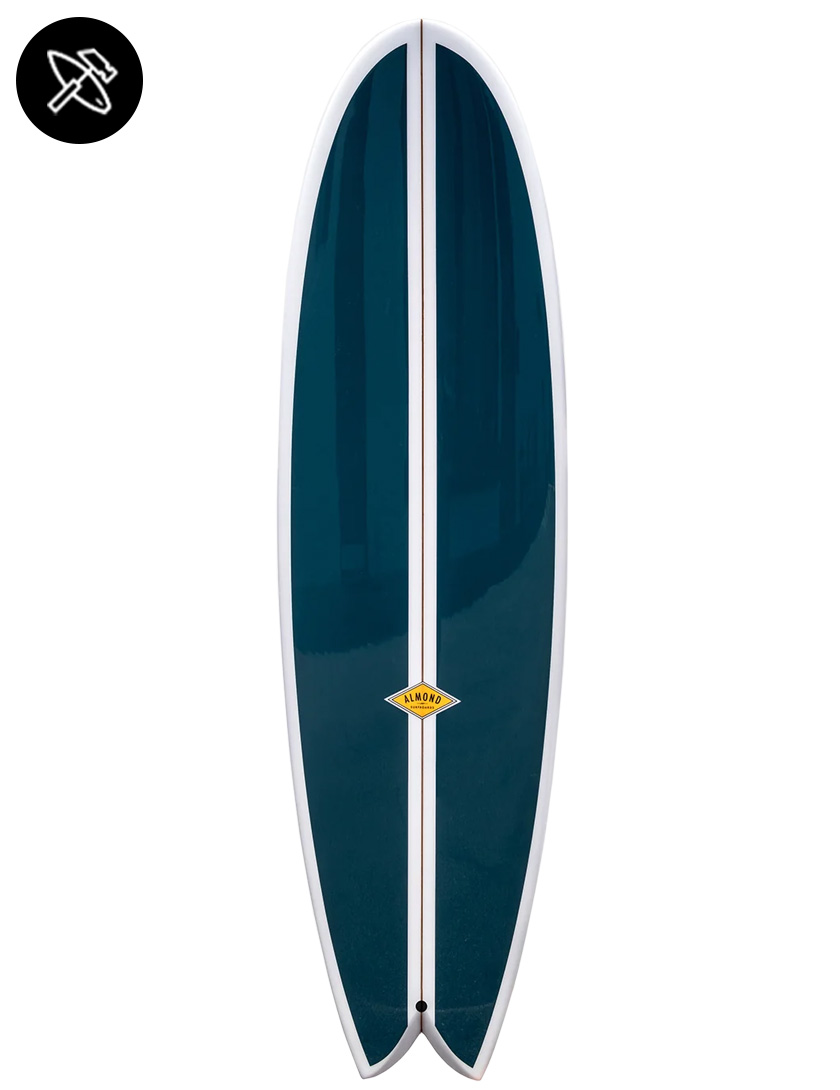 Almond Big Bueno Fish Surfboard - Custom
