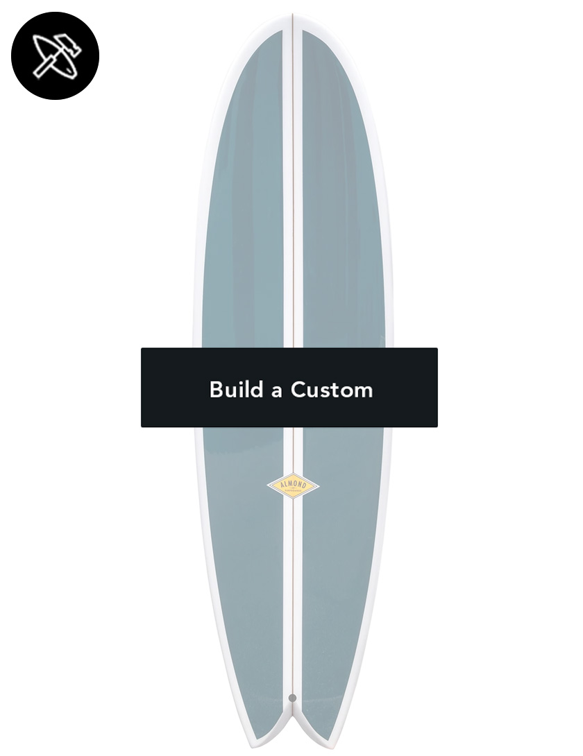 Almond Big Bueno Fish Surfboard - Custom