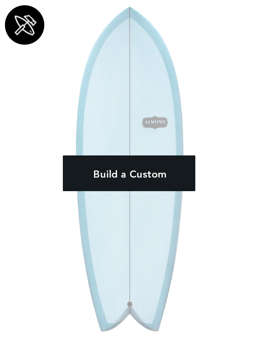 Almond Special Recipe Fish Surfboard - Custom