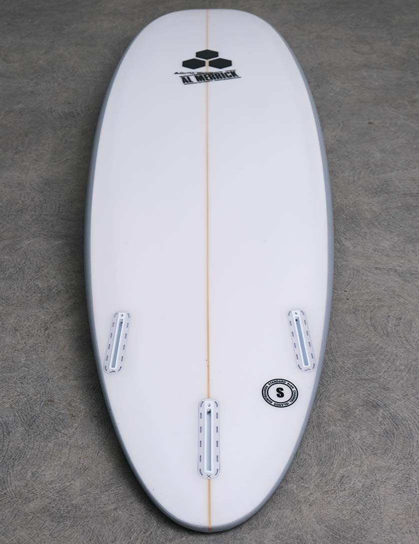 Channel Islands M23 Surfboard 6ft 6 Futures - Grey Deck Spray