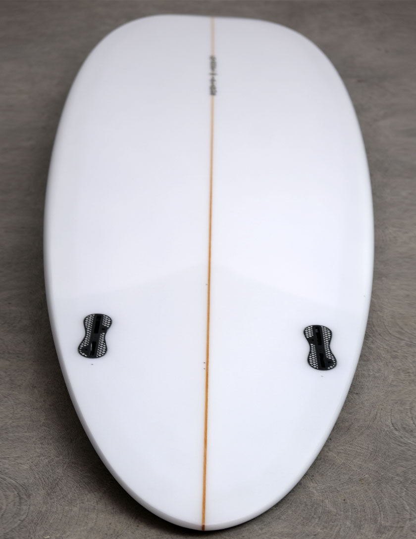 Channel Islands Mid Twin Surfboard 6ft 10 FCS II - White