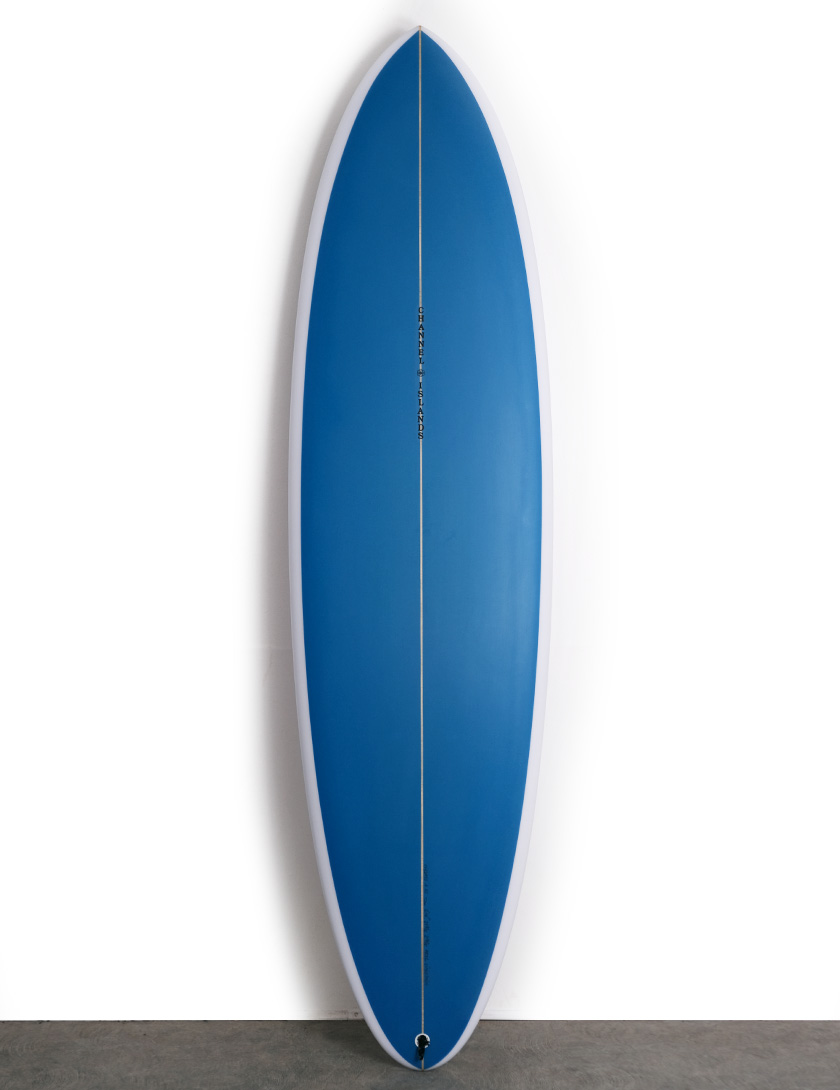 Channel Islands Mid Twin Surfboard 6ft 8 FCS II - Blue 