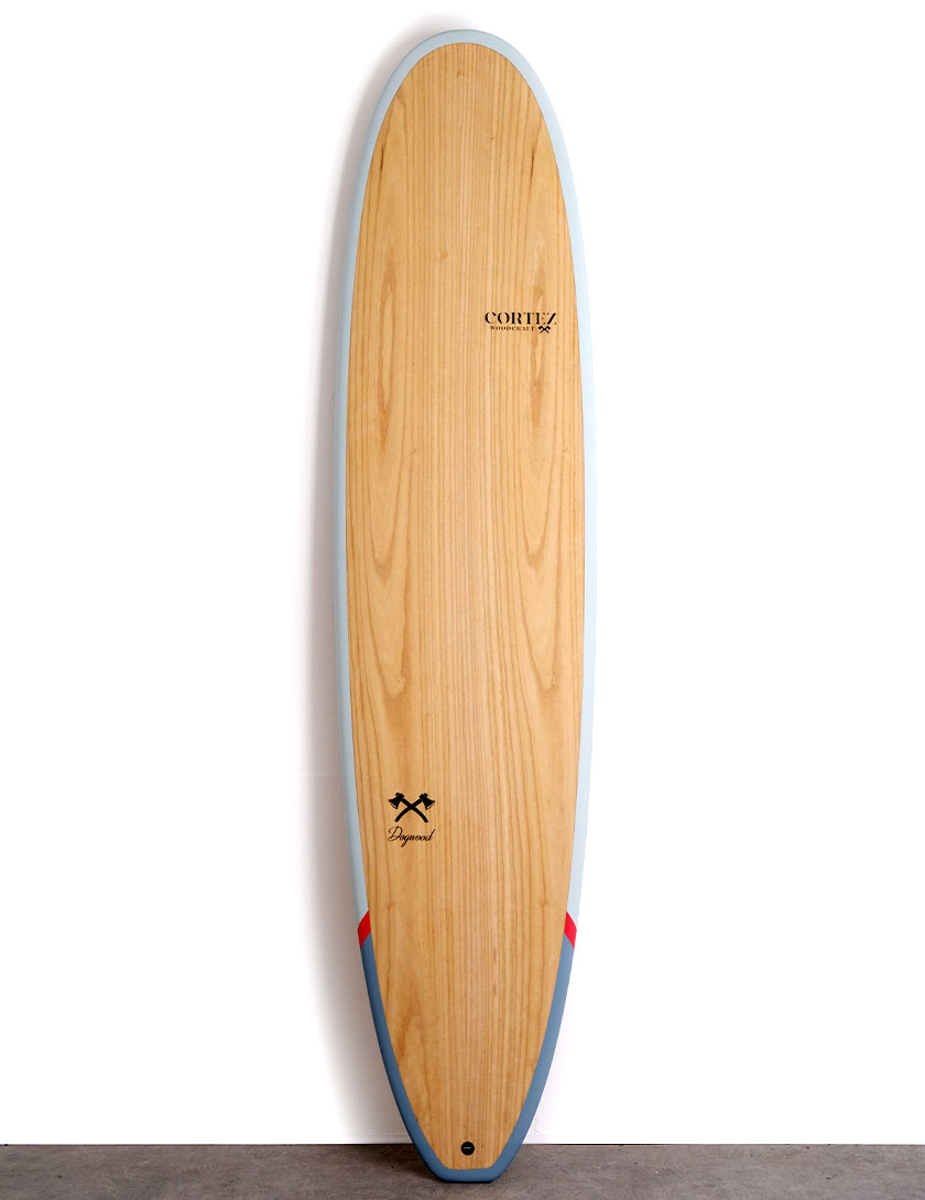 Cortez Woodcraft Mini Mal Surfboard 7ft 6 - Dogwood