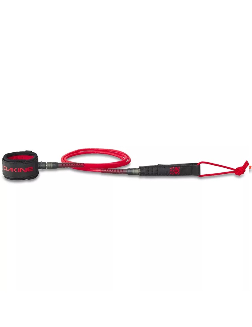 DaKine JJF Comp Plus surfboard leash 6ft - Red