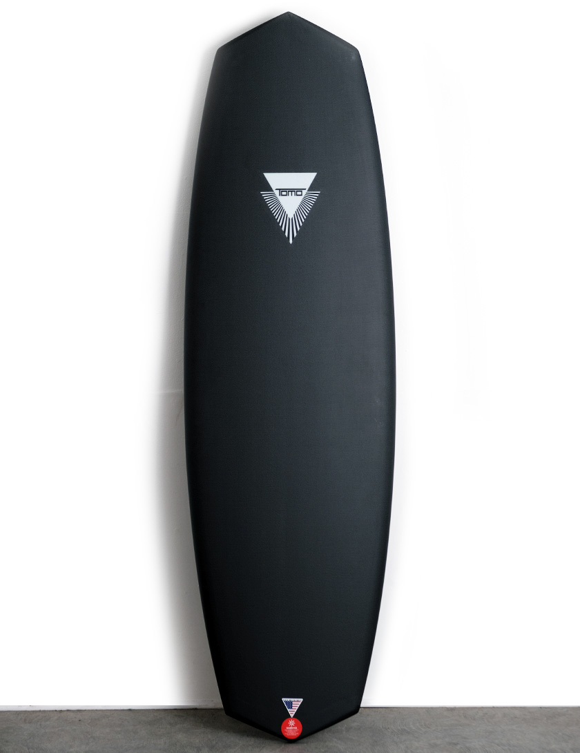 Dark Arts x Tomo Vader 2.0 Surfboard 5ft 9 Futures - Black