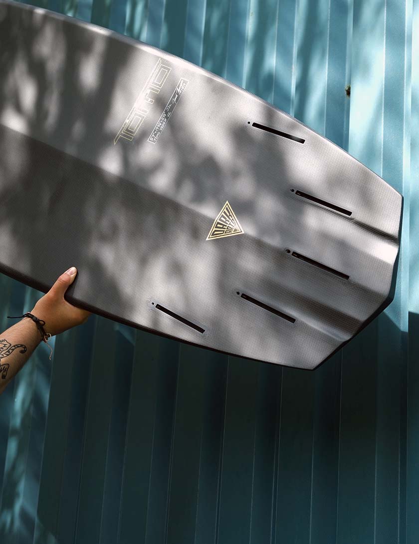 Dark Arts x Tomo Vader 2.0 Surfboard 5ft 9 Futures - Black