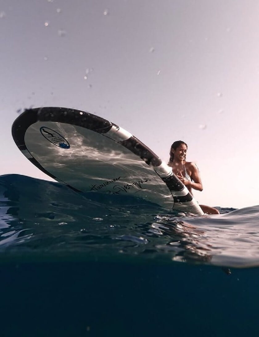 Takayama In The Pink TufLite-V Tech surfboard 9ft 0 - Red