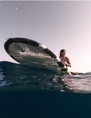 Takayama In The Pink TufLite-V Tech surfboard 8ft 6 - Turquoise