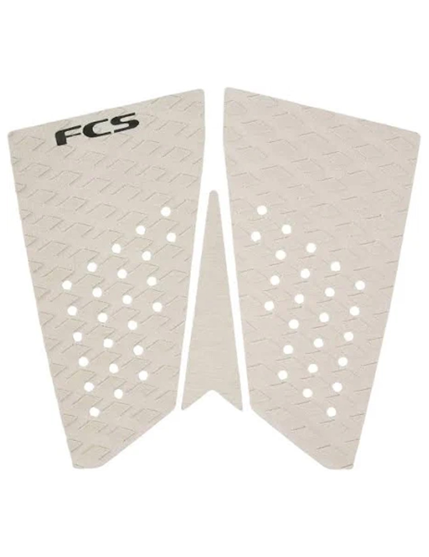 FCS T-3 Fish Eco surfboard tail pad - Warm Grey