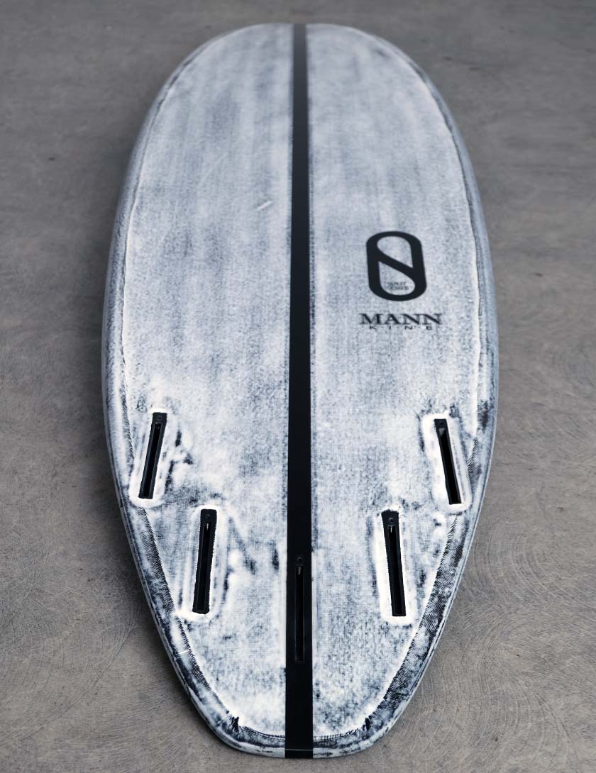 Slater Designs Volcanic FRK + Surfboard 5ft 9 Futures - Grey