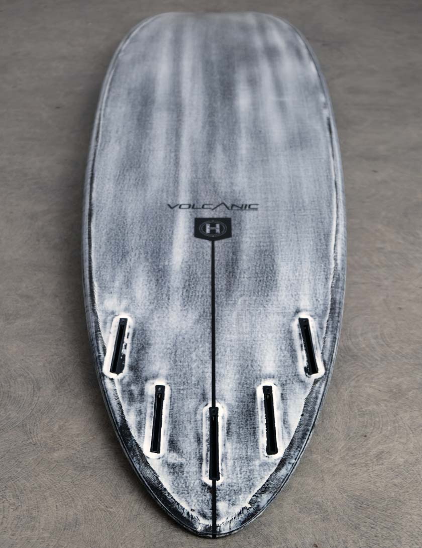 Firewire Volcanic Greedy Beaver Surfboard 6ft 4 Futures - Grey