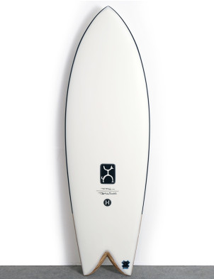 Firewire Helium Too Fish Surfboard 5ft 2 Futures - White