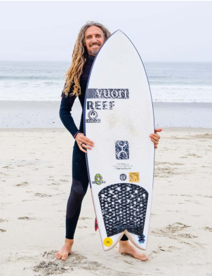 Firewire Helium Too Fish Surfboard 5ft 4 Futures - White