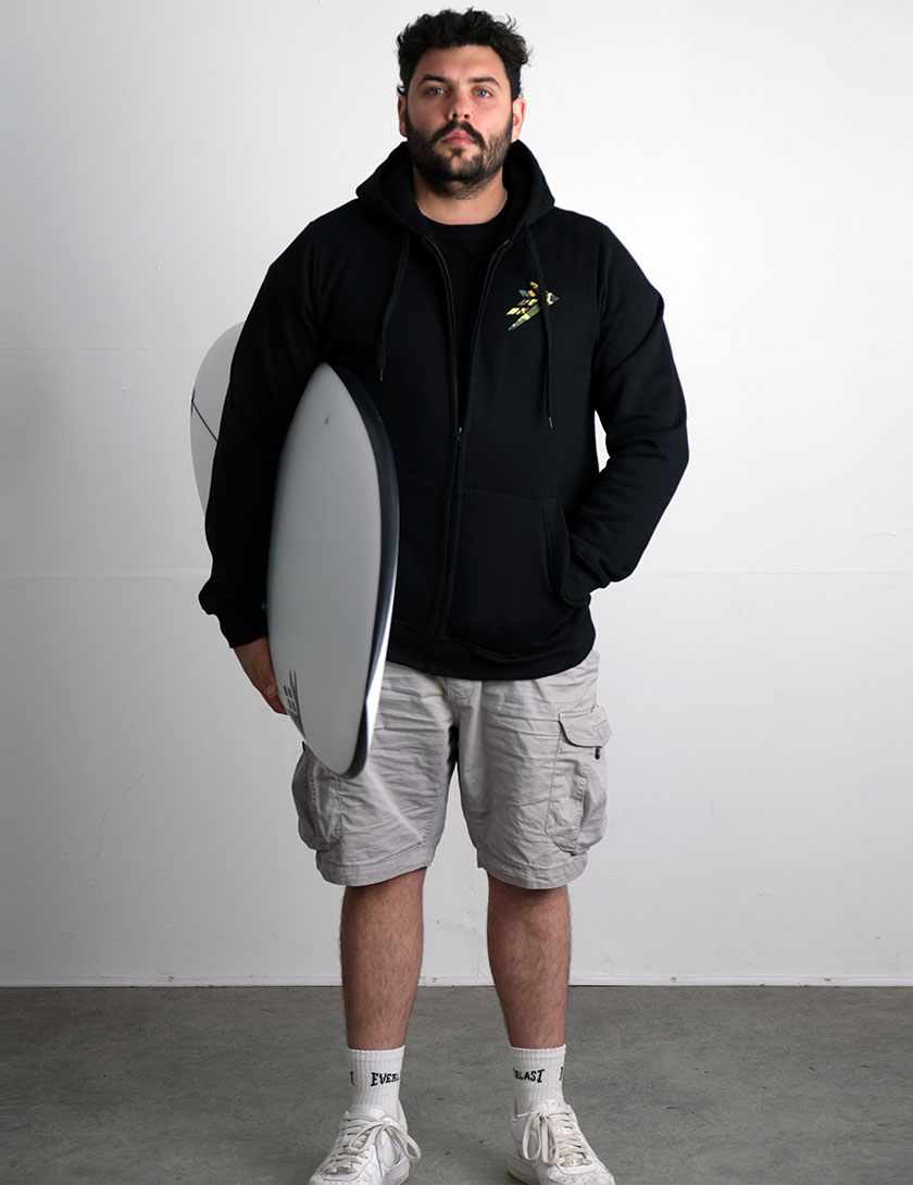 Firewire Icon FLC Zip Hoodie - Black