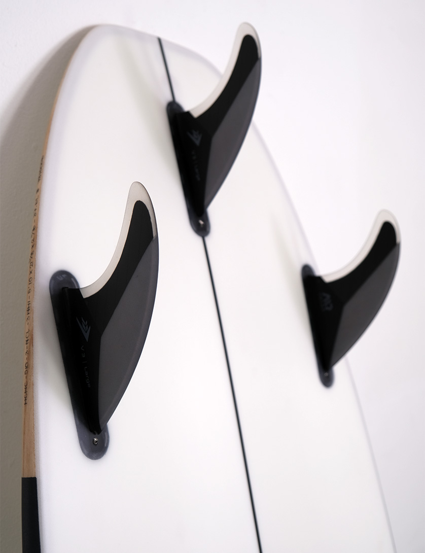 Endorfins Velox Futures Tri Fins Large - Charcoal