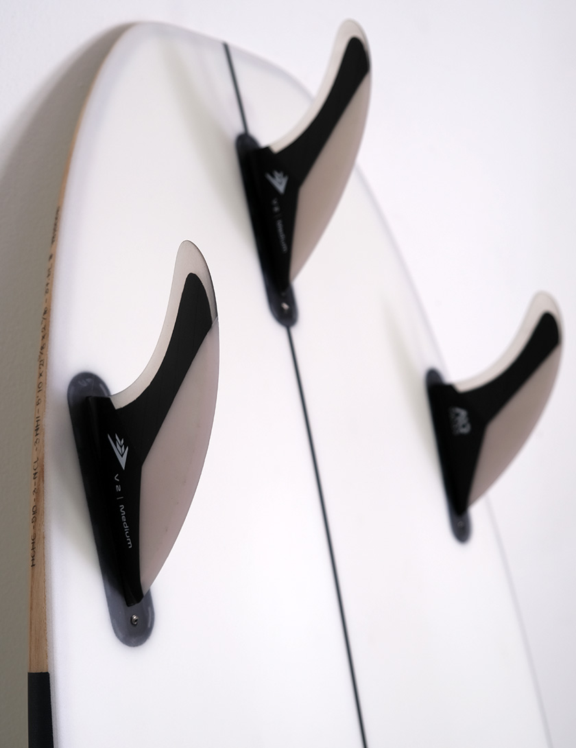 Endorfins Velox Futures Tri Fins Medium - White