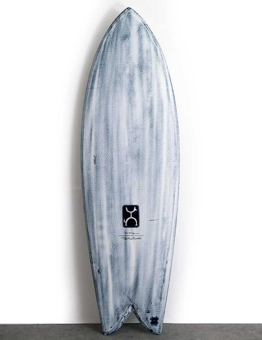 Firewire Volcanic Too Fish Surfboard 5ft 9 Futures - Grey