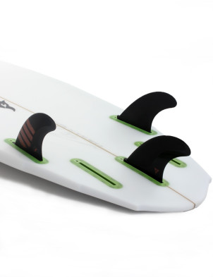 Futures F4 Alpha Tri Fins Small - Carbon/Red