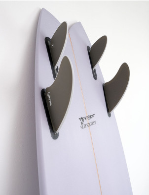 Futures Flow Honeycomb Quad Fin Set - Slate