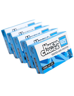 Hueys Choice Cool Water Surf Wax 5 Pack 