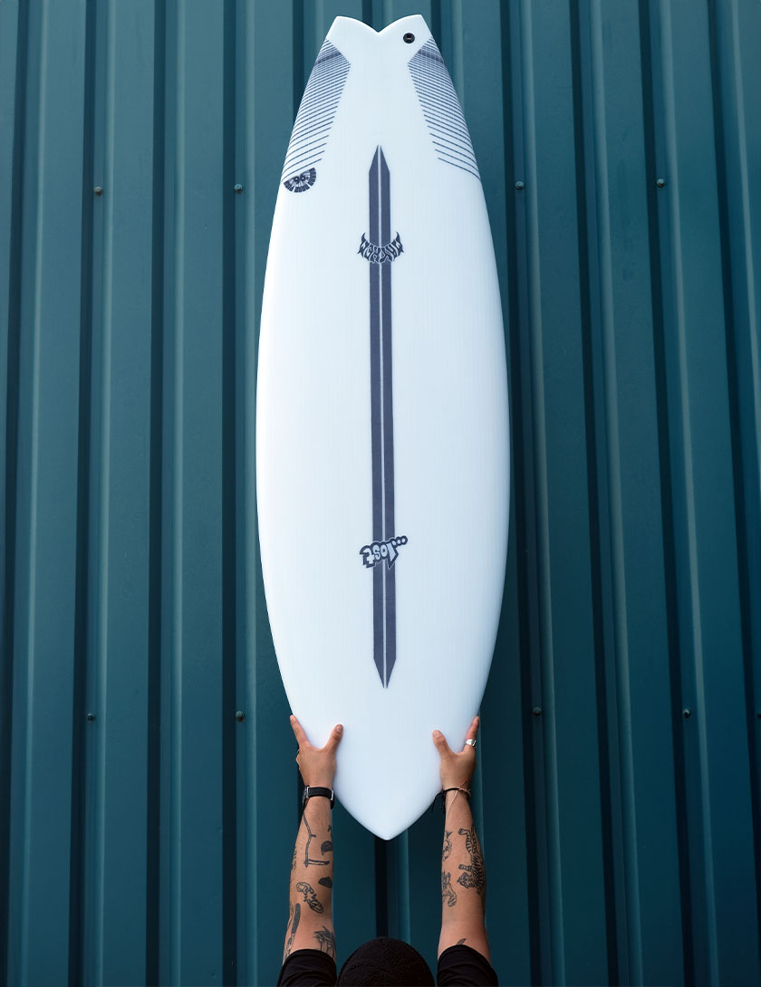 Lost RNF 96 Surfboard Lightspeed 6ft 2 Futures - White