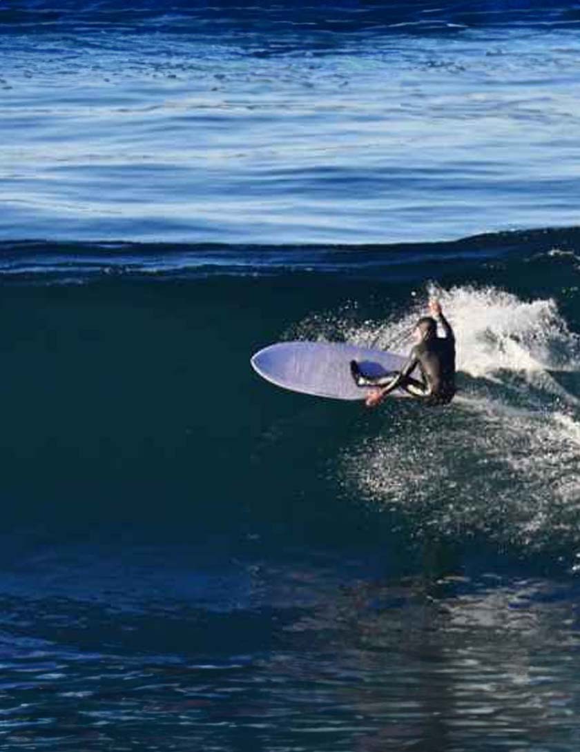 Love Machine FM surfboard 7ft 8 Futures FCS - Green Tint