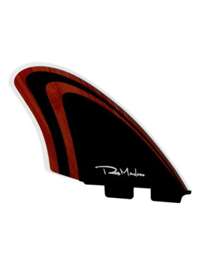 Machado Too Fish Keel Fin Double Tab - Red/Black