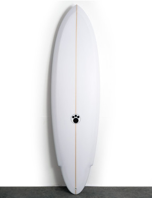 Maurice Cole RV Twin Pin Surfboard 6ft 7 Futures - White 