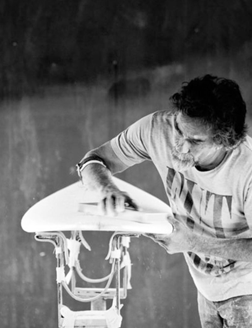 Maurice Cole RV Twin Pin Surfboard 6ft 7 Futures - White 