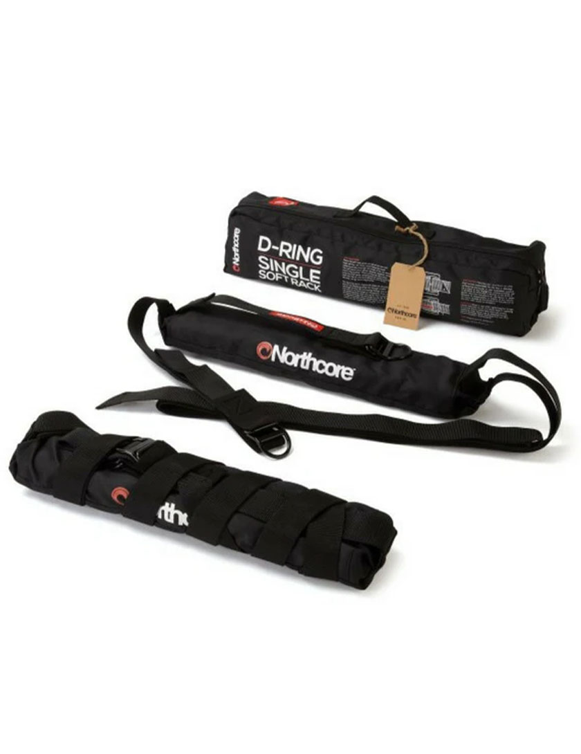 Northcore D-Ring Single Overhead Soft  Roofrack - Black 