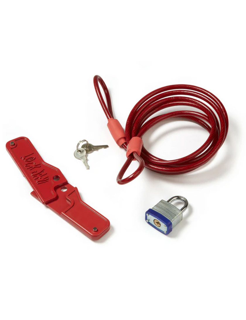 Northcore Lockjaw Longboard Fin Box Lock - Red