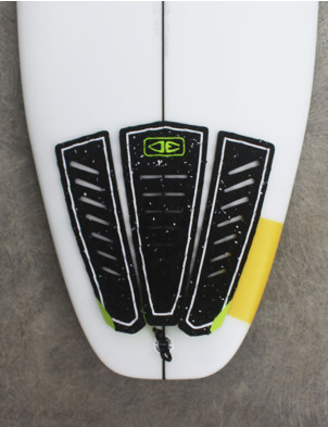 Ocean & Earth Kanoa Surfboard Tail Pad - Black/Lime