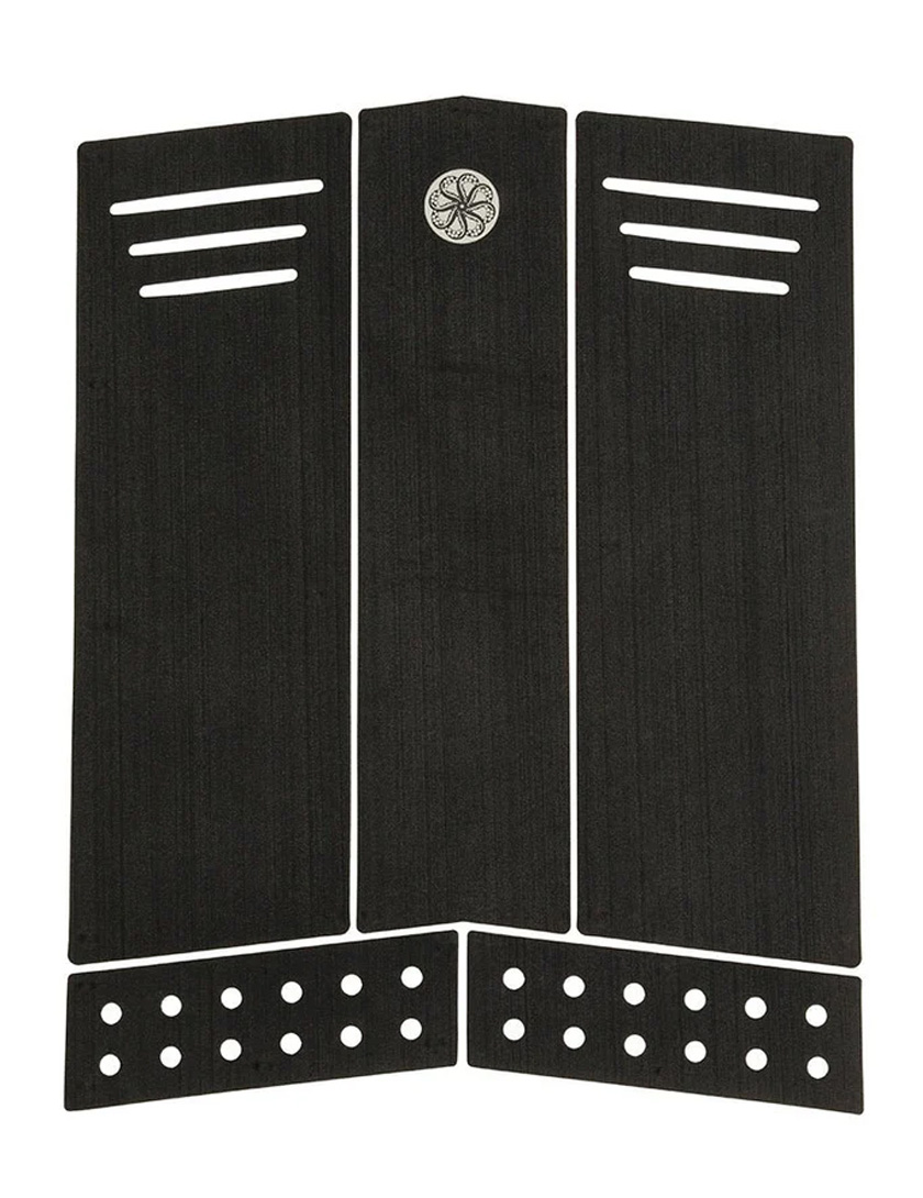 Octopus Front Deck 5 Piece Surfboard Traction Pad - Black