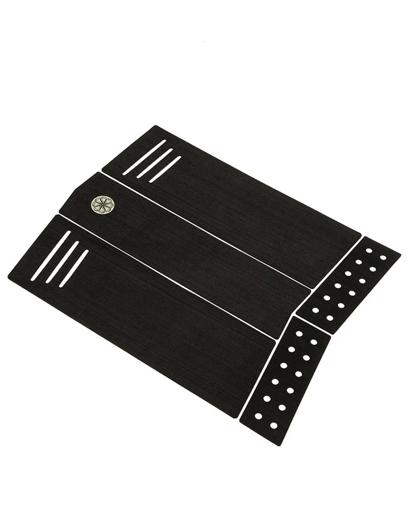 Octopus Front Deck 5 Piece Surfboard Traction Pad - Black