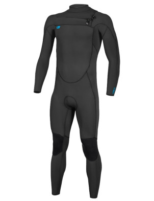 O'Neill Boys Ninja Chest Zip 5/4mm wetsuit - Black/Black/Black