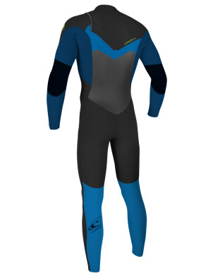 O'Neill Kids Epic Chest Zip 3/2mm wetsuit - Black/DeepSea/Baliblu