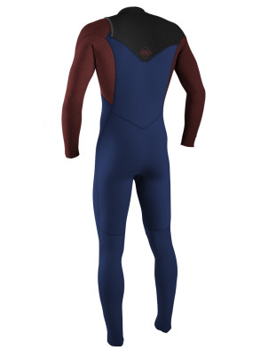 O'Neill Kids HyperFreak Chest Zip 5.5/4mm Wetsuit - Navy/Bloodshot/Black