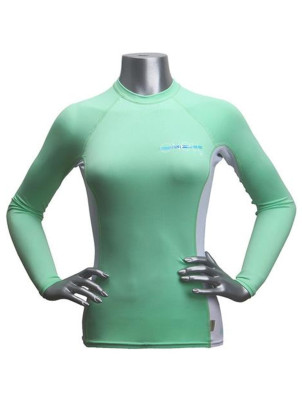 O'Neill Ladies Skins L/S Crew - Mint Green