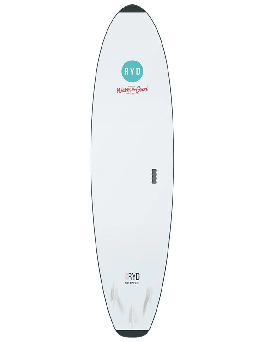 RYD Fresh Wide Soft Surfboard 8ft 0 - Deep Blue