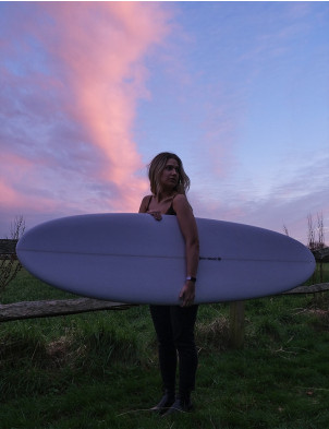 Siren Forget Her Not Surfboard 6ft 10 Futures - Seashell
