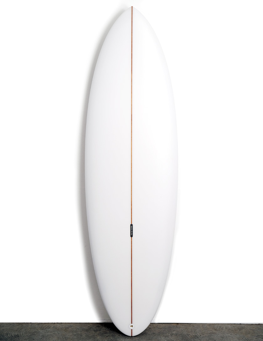 Son of Cobra Round Twin Surfboard 5ft 6 Futures - White 