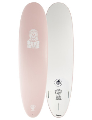 Spooked Kooks Dead Hippie Soft surfboard 7ft 0 Futures - Pink