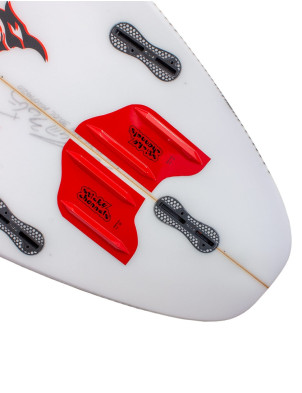 Sticky Channels Surfboard Channels 4" - Red