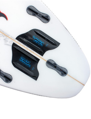 Sticky Channels Surfboard Channels 4" - Black