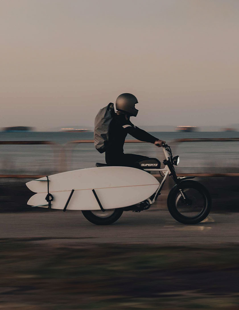 Super73 R Brooklyn Series Electric Bike - Metallic Aluminium 