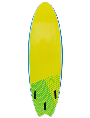 Surfworx Banshee Hybrid Soft Surfboard 7ft 0 - Navy