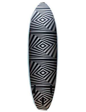 Surfworx Banshee Mini Mal soft surfboard 6ft 0 - Azur Blue