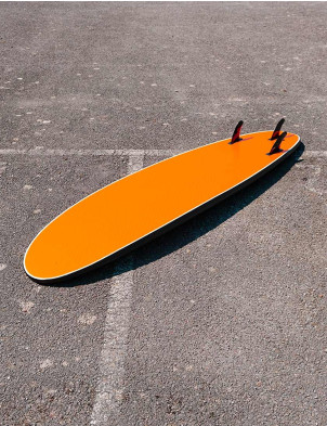 Surfworx Ribeye Mini Mal soft surfboard 7ft 0 Package - Black