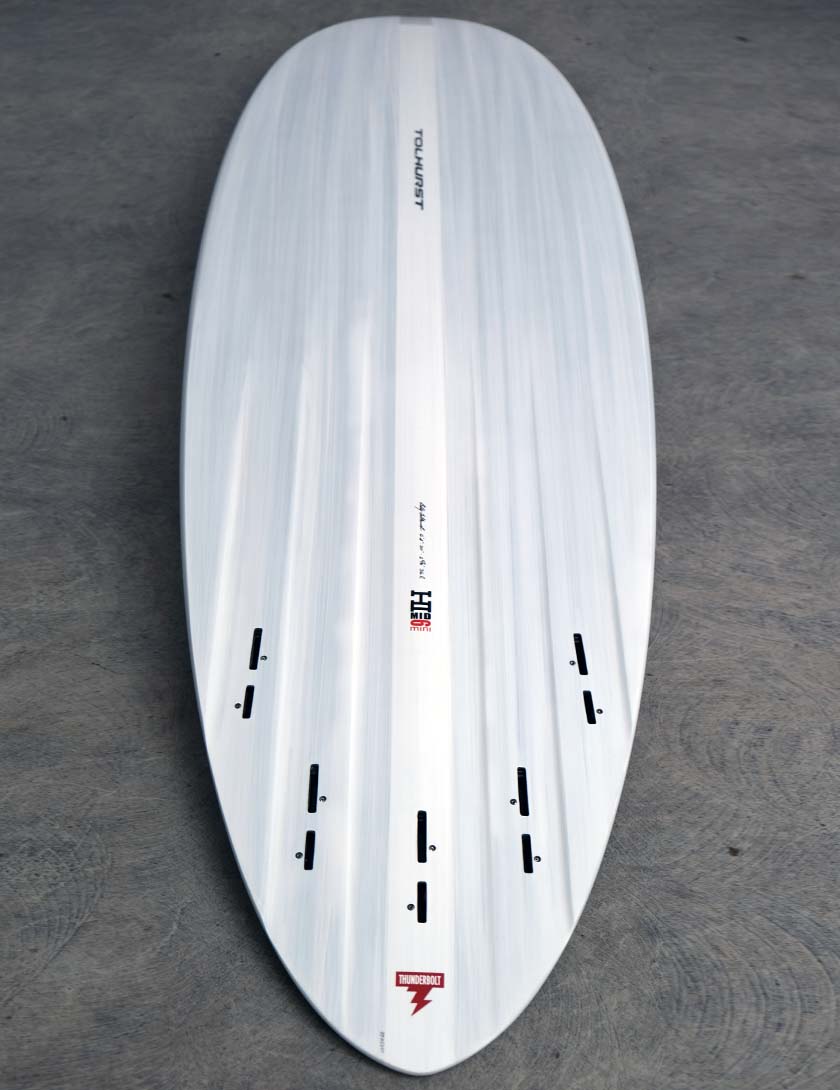 Thunderbolt Harley Ingleby Mid 6 Surfboard 6ft 4 FCS II - Candy White